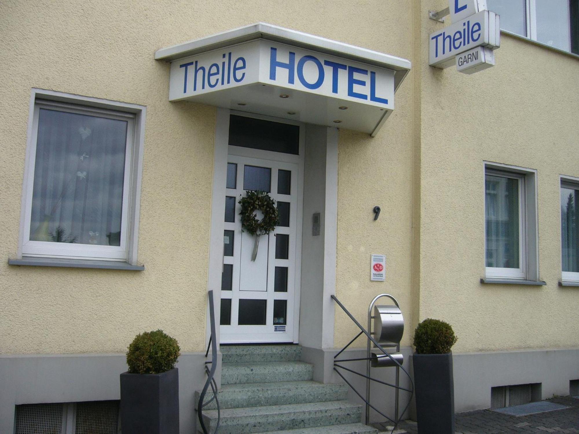 Hotel Theile Garni Гуммерсбах Экстерьер фото